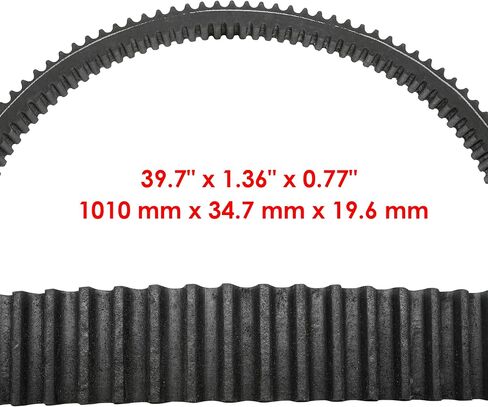 Caltric CVT Clutch Aramid Belt Compatible with Kawasaki Mule PRO-FX PROFX KAF820 2016 2017 2018 2019 2020 2021 59011-0037 in Saudi Arabia