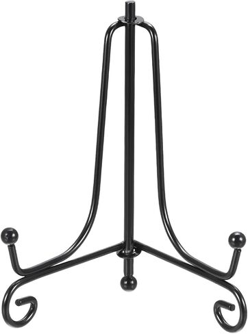2pcs 4 Inch Display Plate Holder, Iron Decorative Easel Stand Black for Picture Frame in Saudi Arabia