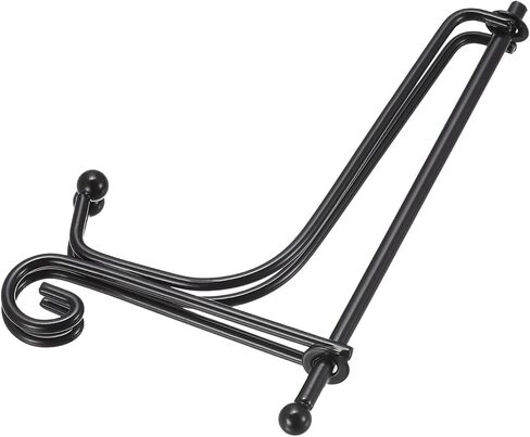 2pcs 4 Inch Display Plate Holder, Iron Decorative Easel Stand Black for Picture Frame in Saudi Arabia