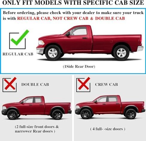 COMNOVA Aluminum Running Boards - F250, F350, F450 Super Duty (1999-2016) - 6.5 Inch Regular Cab Side Steps in Saudi Arabia