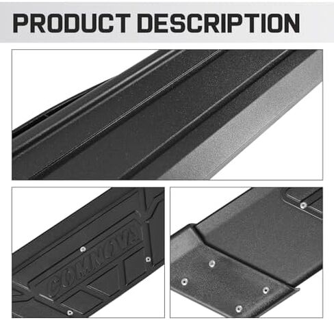 COMNOVA Aluminum Running Boards - F250, F350, F450 Super Duty (1999-2016) - 6.5 Inch Regular Cab Side Steps in Saudi Arabia