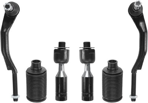 Tie Rod, Replacement For Steering Inner Outer Tie Rod Boot Kit Compatible With 2003-2009 Chevrolet Trailblazer, 2003-2009 GMC ENVOY - 6 Pcs in Saudi Arabia