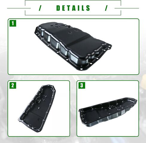 265-846 Transmission Oil Pan with Drain Plug Compatible with Nissan Juke 2011-2014 1.6L Rogue 2008-2013 Rogue Select 2014-2015 X-Trail 2008-2014 2.5L Replaces 313901XF01 in Saudi Arabia