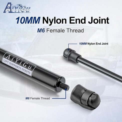 4346 Front Hood Struts Shocks Lift Supports Gas Springs Compatible with Volkswagen 1998-2005 Golf, 1998-2002 Cabrio, 1999-2005 Jetta, Pack of 2 PCS, Replaces SG301037 in Saudi Arabia
