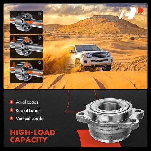 A-Premium 2 × محمل العجلة الخلفية ومجموعة المحور المتوافقة مع Subaru Outback 2000-2004، Legacy 2000-2004، Baja 2003-2006 in Saudi Arabia