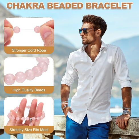 PATIKIL Crystal Beaded Bracelet for Women Natural Gemstone Heart Friendship Bracelet for Birthday in Saudi Arabia