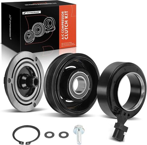 A-Premium Air Conditioner AC Compressor Clutch Kit Compatible with Ford Fiesta 2011-2013 in Saudi Arabia