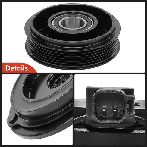 A-Premium Air Conditioner AC Compressor Clutch Kit Compatible with Ford Fiesta 2011-2013 in Saudi Arabia