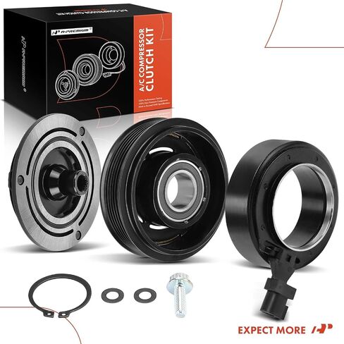 A-Premium Air Conditioner AC Compressor Clutch Kit Compatible with Ford Fiesta 2011-2013 in Saudi Arabia