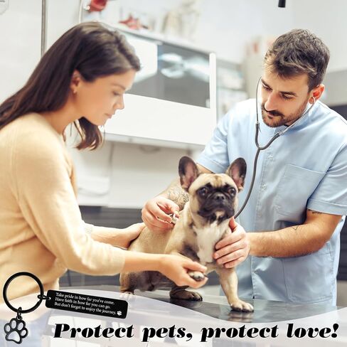Veterinarian Gifts Keychain Men Women, Appreciation Keyring for Veterinary Assistant, Thank You Key Chain for Vet Tech in Saudi Arabia