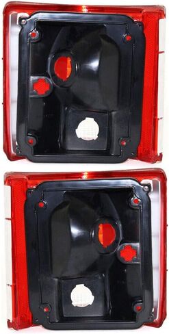 Pair of Tail Light Lens Fits 7.4L by 5965771 GM2807901 GM2806901 in Kuwait