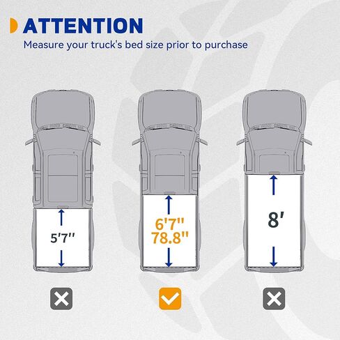غطاء تونو لسرير الشاحنة رباعي الطي مناسب لسرير Ford F-150 F150 2015-2025 بطول 5.5 قدم بدون سلسلة Raptor in Kuwait