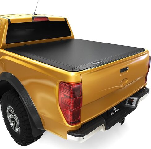 غطاء تونيو ناعم ثلاثي الطي من YITAMOTOR يناسب سرير Ford Ranger 5ft 2019 2020 2021 2022 2023 2024، تركيب بدون جهد in Saudi Arabia