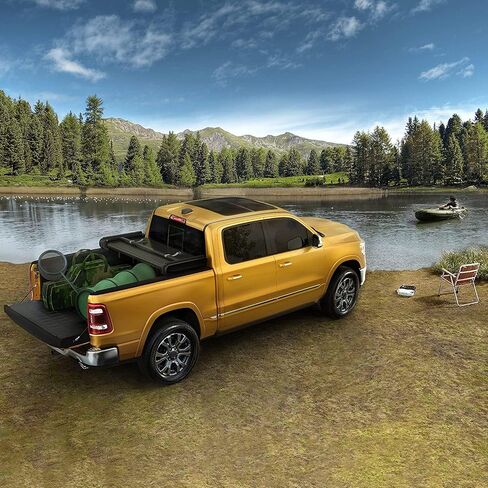 غطاء تونيو ناعم ثلاثي الطي من YITAMOTOR يناسب سرير Ford Ranger 5ft 2019 2020 2021 2022 2023 2024، تركيب بدون جهد in Saudi Arabia
