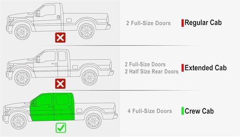 APS Premium 6in Running Boards Compatible with Ford F250 F350 SuperDuty Crew Cab 99-16 in Saudi Arabia