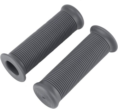 Akozon Handle Grip Pair of 1inch 25mm/1.1inch 28mm Universal Motorcycle Non Slip Stripe Vintage TPU Handle Handlebar Grip Fit for Most of Motorcycles (Dark Grey) in Saudi Arabia
