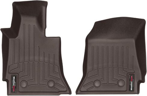 بطانات أرضية مخصصة من WeatherTech لسيارة شيفروليه كورفيت - الصف الأول (445891)، أسود in Saudi Arabia