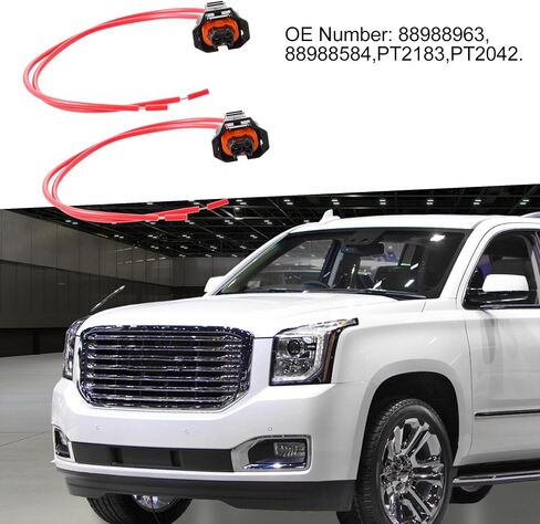 Fuel Pump Connector PT2183 88988963 Multipurpose Pigtail Connector Harness for GMC Yukon XL 2500 2001-2005 (Set of 2) in Saudi Arabia