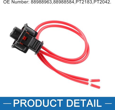 Fuel Pump Connector PT2183 88988963 Multipurpose Pigtail Connector Harness for GMC Yukon XL 2500 2001-2005 (Set of 2) in Saudi Arabia