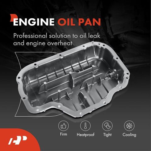 A-Premium Lower Engine Oil Pan Sump with Drain Plug, Compatible with Mercedes-Benz S550 2007-2013, CL550 2007-2008, 4.7L 5.5L, Replaces 2730100728, A2730140703 in Saudi Arabia