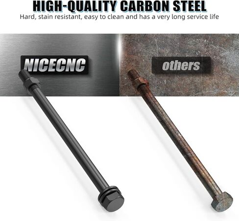 NICECNC Rear Bearing Housing Fixing Screws Compatible with Yamaha Blaster 200 YFS200 1988-2006，Replacement for 90101-10678-00 in Saudi Arabia