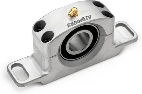 SuperATV Cast Aluminum Carrier Bearing for Polaris RZR S 1000 / S4 1000 (2016-2020) - Remote Grease Line Included in Saudi Arabia