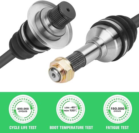 Youxmoto 2 Rear CV Axles & Wheel Bearings Kit Fit for Yamaha Rhino 450 2006 2007 2008 2009, for Rhino 660 2006 2007, 4340 Chromoly Steel, Left+Right CV Axle Drive Half Shaft in Saudi Arabia