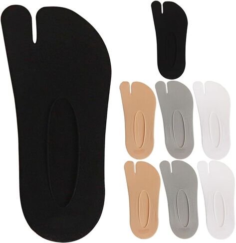 VALICLUD Split Toe Socks Flip Comfortable Summer Socks Flop Socks Tabi Split Toe Socks Elastic Anti Slip Socks No Show Sandal Sock Breathable for Women Men 4 Pairs in Saudi Arabia