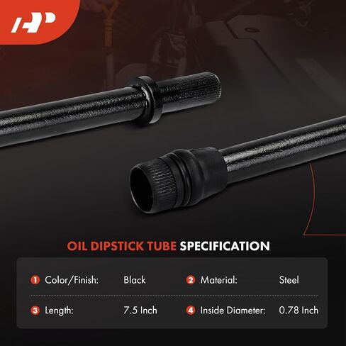 A-Premium Engine Oil Dipstick Tube Compatible with Volkswagen Jetta 1999-2015, Passat 1998-2008, Golf City, Golf R, Beetle, Eos, GTI & Audi A4 Quattro, A3 Quattro, TT Quattro, Lower in Saudi Arabia