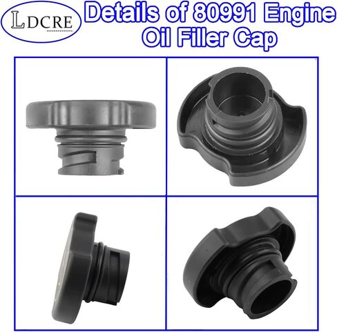 80991 Engine Oil Filler Cap Compatible with Select Ford/Lincoln/Mercury Models, fit for F250 F350 F450 E150 E250 E350 Ranger Mustang Explorer Taurus Windstar, Oil Cap Replacement EP5Z-6766-A, EC-787 in Saudi Arabia
