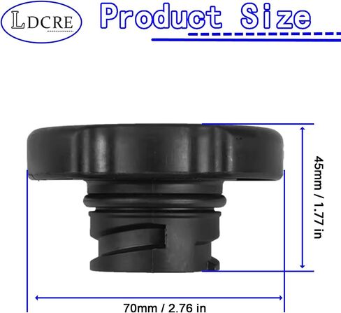 80991 Engine Oil Filler Cap Compatible with Select Ford/Lincoln/Mercury Models, fit for F250 F350 F450 E150 E250 E350 Ranger Mustang Explorer Taurus Windstar, Oil Cap Replacement EP5Z-6766-A, EC-787 in Saudi Arabia