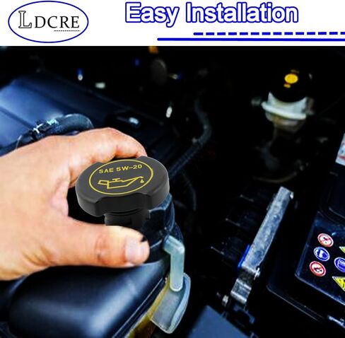 80991 Engine Oil Filler Cap Compatible with Select Ford/Lincoln/Mercury Models, fit for F250 F350 F450 E150 E250 E350 Ranger Mustang Explorer Taurus Windstar, Oil Cap Replacement EP5Z-6766-A, EC-787 in Saudi Arabia