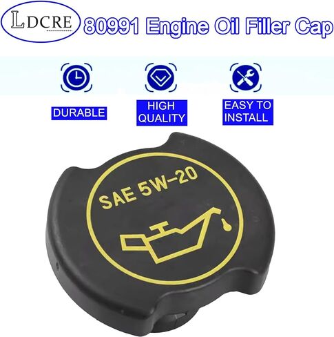 80991 Engine Oil Filler Cap Compatible with Select Ford/Lincoln/Mercury Models, fit for F250 F350 F450 E150 E250 E350 Ranger Mustang Explorer Taurus Windstar, Oil Cap Replacement EP5Z-6766-A, EC-787 in Saudi Arabia