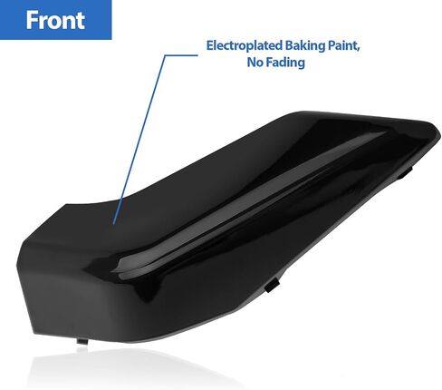 Rear Bumper Tow Hook Cover Cap, Fit for Honda Civic Hatchback 2017 2018 2019 2020 2021, Replace# 71506-TGG-A00 (Crystal Black Pearl) in Saudi Arabia
