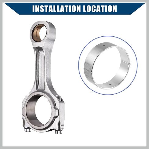 23060-2G100 / Engine/Connecting Rod Bearing for Hyundai Sonata 2006-2011 for Hyundai Tucson 2010-2013 / C Rod Bearing/Metal / 8 Pcs/Silver Tone Replacement Car Parts in Saudi Arabia