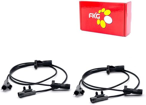 FKG ABS Wheel Speed Sensor Rear Left and Right ALS1401 for 2006-2010 Jeep Commander 3.7L 4.7L 5.7L, 2005-2010 Jeep Grand Cherokee 3.7L 4.7L 5.7L 3.0L 6.1L, Set of 2 in Saudi Arabia