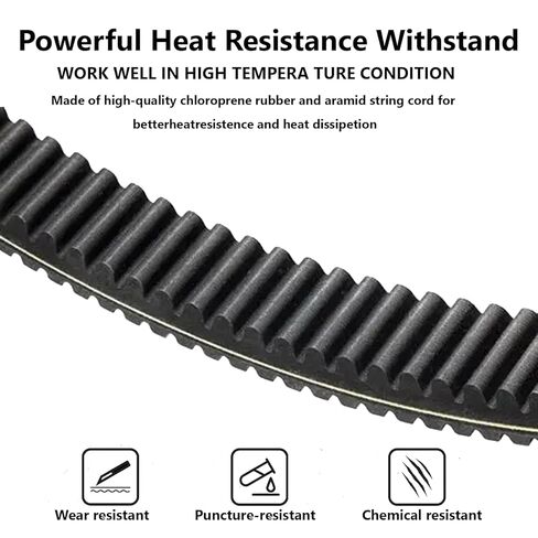 استبدال حزام القيادة 3211186 متانة 5 طبقات، حزام محرك مقاوم للحرارة متوافق مع Polaris Ranger 1000 XP، Polaris Xpedition، RZR XP/ 4 1000 قابض نقل الحركة in Kuwait
