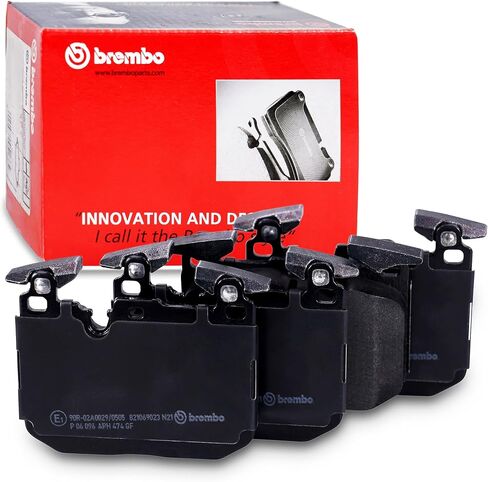 مجموعة وسادات الفرامل القرصية الأمامية Brembo P06096 منخفضة التساقط BMW OE # 34116878882 in Saudi Arabia
