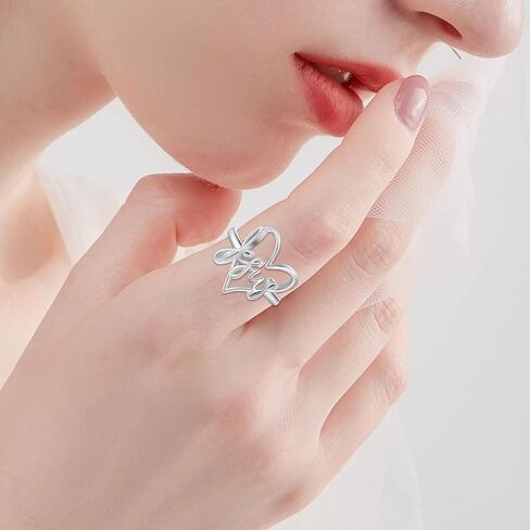 Cuoka 925 Sterling Silver Hummingbird Rings, Hypoallergenic Dripping Oil Hummingbird and Flower Ring Jewelry Mother Day present for Mom Girlfriend with Box in Kuwait