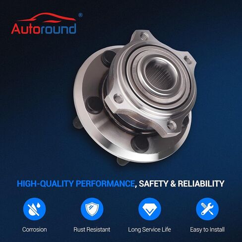 Autoround 512369 Rear Wheel Bearing and Hub Assembly Compatible With Dodge Charger 2009-2014 Challenger 2008-2014, Chrysler 300 2009-2014, 5-Lug in Saudi Arabia