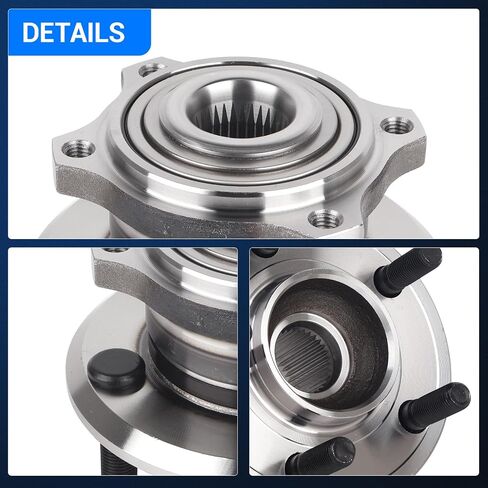 Autoround 512369 Rear Wheel Bearing and Hub Assembly Compatible With Dodge Charger 2009-2014 Challenger 2008-2014, Chrysler 300 2009-2014, 5-Lug in Saudi Arabia
