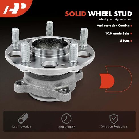 A-Premium Rear Wheel Bearing and Hub Assembly with 5-Lug Compatible with Honda Accord 2008-2012 & Acura TSX 2009-2014 in Saudi Arabia