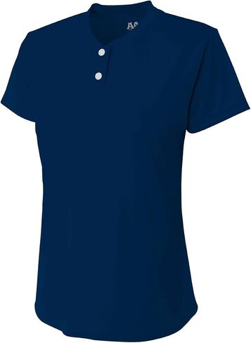 A4 Women's Tek 2-Button Henley in Saudi Arabia