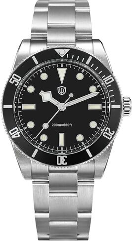 watchdives WD7922 BB54 Mens Watch, VH31 Sweep Second Quartz Watches 37mm Sapphire Crystal Luxury Wrist Watch 20Bar Diver Watches for Men in Saudi Arabia