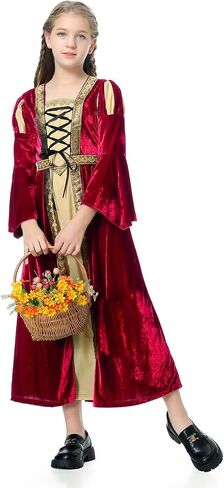 LMYOVE Medieval Princess Costume for Girls Renaissance Faire Dress Up Halloween Cosplay in Saudi Arabia