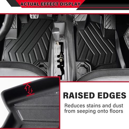 Bed Mat for Pioneer 1000-5 2016-2025 Only: DISUTOGO All Weather Rear Bed Liner Compatible with Honda Pioneer 1000-5 5 Seater TPE Rubber Trunk Cargo Mat Accessories (Not for Pioneer 1000/1000-6) in Saudi Arabia