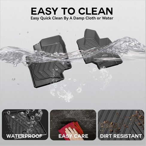 Bed Mat for Pioneer 1000-5 2016-2025 Only: DISUTOGO All Weather Rear Bed Liner Compatible with Honda Pioneer 1000-5 5 Seater TPE Rubber Trunk Cargo Mat Accessories (Not for Pioneer 1000/1000-6) in Saudi Arabia