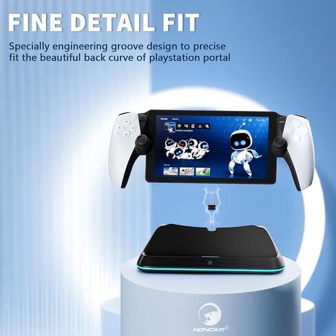 Charging Stand for PS Portal Remote Player, PS Portal Charger Dock Station for PlayStation Portal,PS Portal Stand with 7 RGB Light Modes and Type-C Cable, White in Saudi Arabia