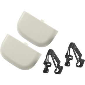 2 Set Beige Iron Sun Visor Cap Clip Clip Retainer No.DS7Z-54672A40-AF/DS7Z4273AA/DS7Z-9904132-A for Ford Fusion 2013-2016 for Lincoln MKZ 2013-2016 Auto Replacement Parts in Saudi Arabia