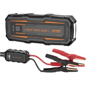 V6 Pro 1000A Car Battery Jump Starter Portable (6.0L Gas & 3.0L Diesel) – 12V Lithium Battery Booster Pack with SmartCharge Safety, Jumper Cables, 10000mAh Power Bank, Jump Box, LED Light in Saudi Arabia
